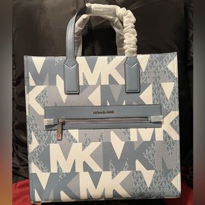 Michael Kors Kempner Large Satchel and Wallet Bundle